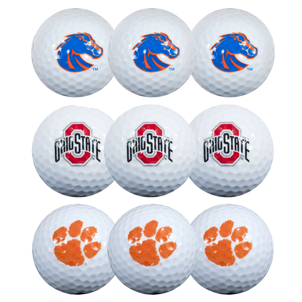 NCAA 3-Pack of Golf Balls